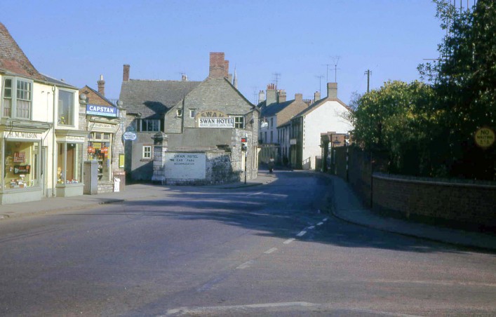 High Street, looking towards the Market Place,  1965 