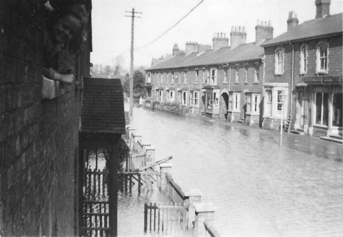 Midland Road Floods - 18th March 1947 - Bob Stanford's house