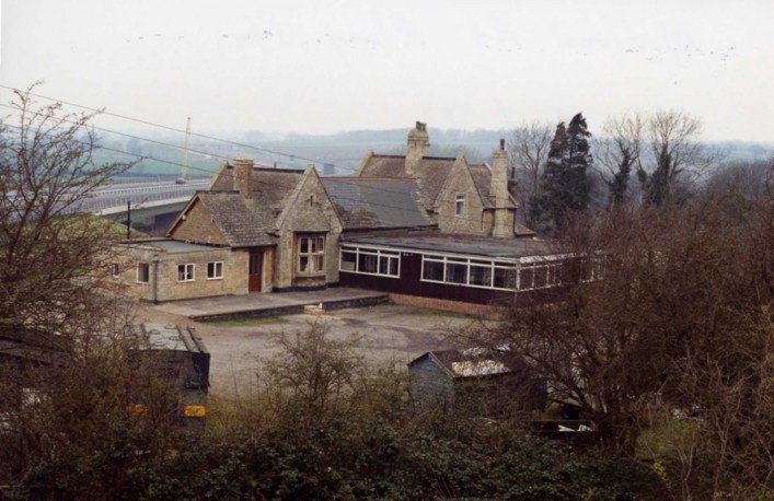 Rear of Midland Road Station taken from Stone Crusher 1993