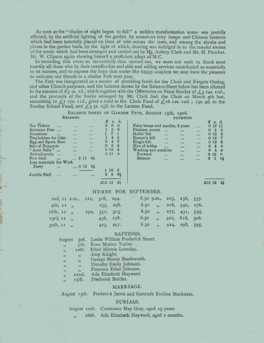 Thrapston Parish Magazine, September 1906 (inside back cover)
