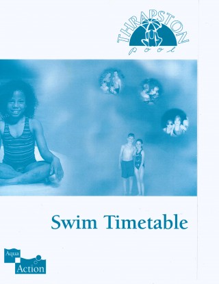 Thrapston Swimming Pool Brochure (cover) Thrapston Swimming Pool Brochure (cover)