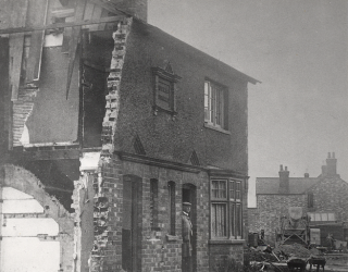 Jubilee Cottages Jubilee Cottages - Demolition in 1933, Oundle Road