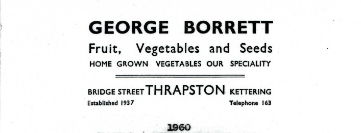 G Borrett & Sons, Bridge Street & Springfield Nurseries, Oundle Road, 1960 | G Borrett