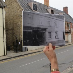 Cotton's , High Street, Thrapston A view from the 1890's over the modern building