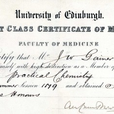 Edinburgh University Edinburgh University Certificate
