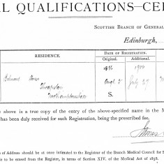Additional Qualifications Additional Qualifications 27th July 1906