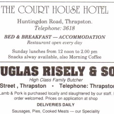 1990 Business Advertisements (Thrapston) 