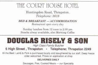 1990 Business Advertisements (Thrapston) 