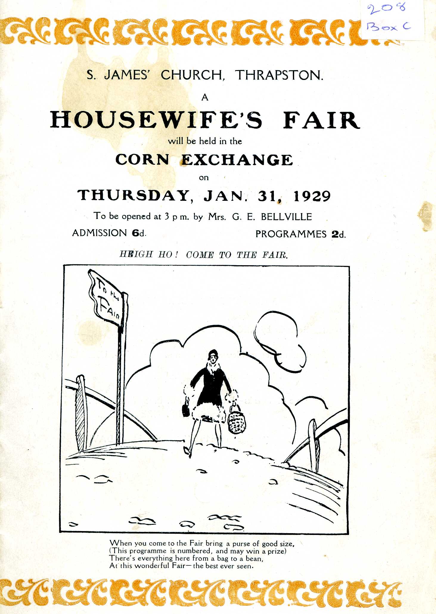 A Housewife's Fair - 31st January, 1929