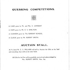 A Housewife's Fair - 31st January, 1929 Competition & Auction