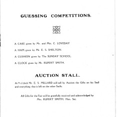 A Housewife's Fair 1929 (9) A Housewife's Fair - 31st January, 1929 Competition & Auction