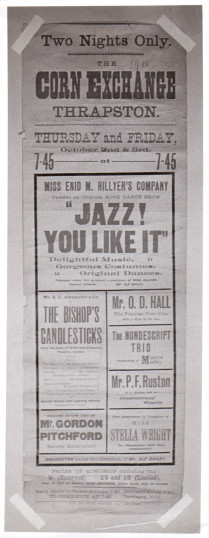 Entertainment, Corn Exchange, 1918 Local Entertainment