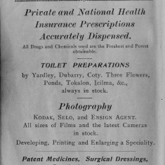 1938 Business Advertisements (Thrapston) - 7 1938 Business Advertisements (Thrapston) Cawdell Chemist