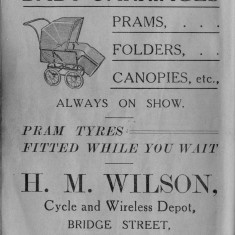 1938 Business Advertisements (Thrapston)   H M Wilson