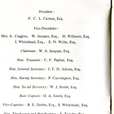 Nene Valley Wheelers 1952  -  Club Officials