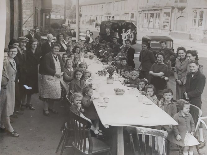 Delayed VE Day Street Party, Midland Road